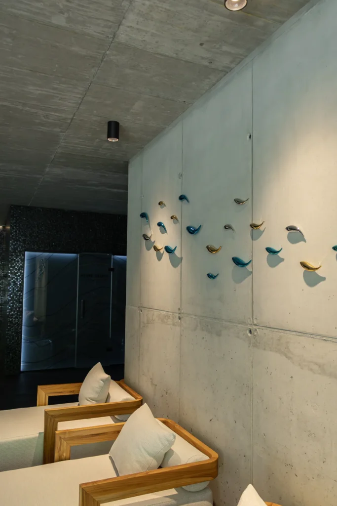 Umělecký detail ve wellness – Hotel Ráztoka