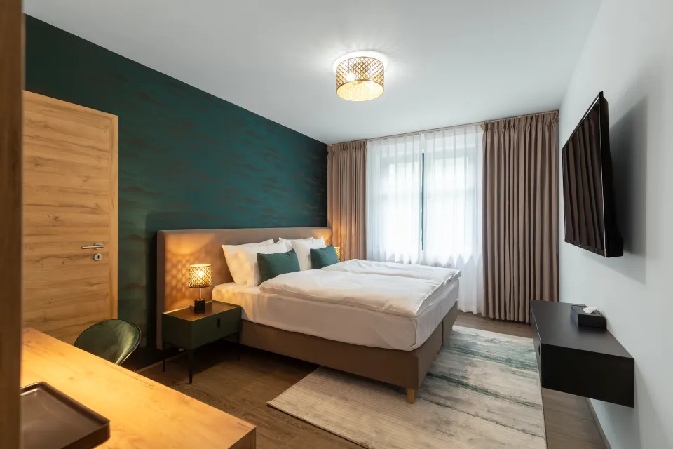 Dvoulůžkový pokoj pro ubytování účastníků firemních akcí – Hotel Ráztoka